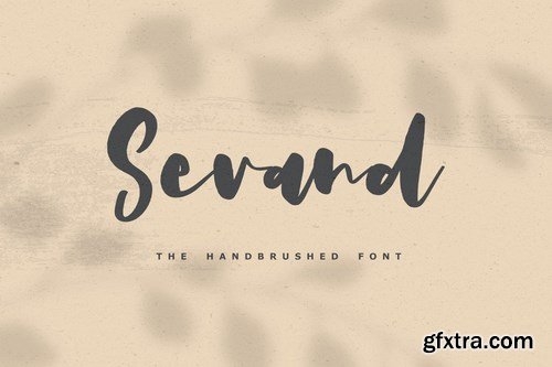 Sevand - The Handbrushed Font