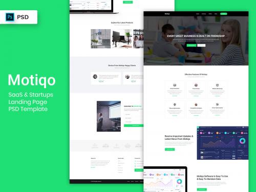 Saas & Startup Landing Page PSD Template - saas-startup-landing-page-psd-template