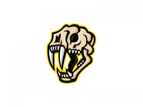 Saber-toothed Cat Skull Mascot - saber-toothed-cat-skull-mascot