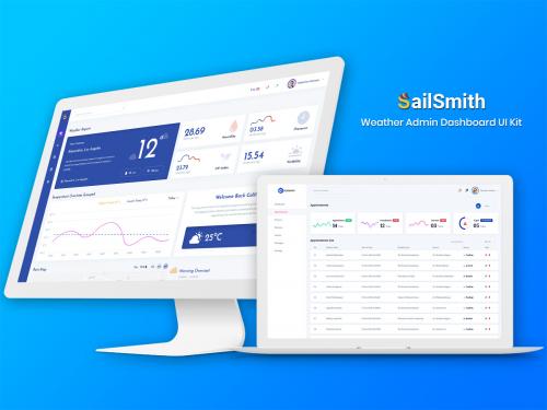 Sailsmith - Weather Admin Dashboard UI Kit - sailsmith-weather-admin-dashboard-ui-kit