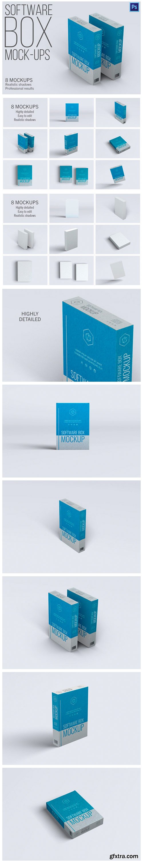 Software Box Mockups Ver. 2 2611552