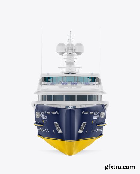 Yacht Mockup - Front View 54684