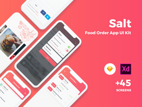 Salt Food Order UI Kit - salt-food-order-ui-kit