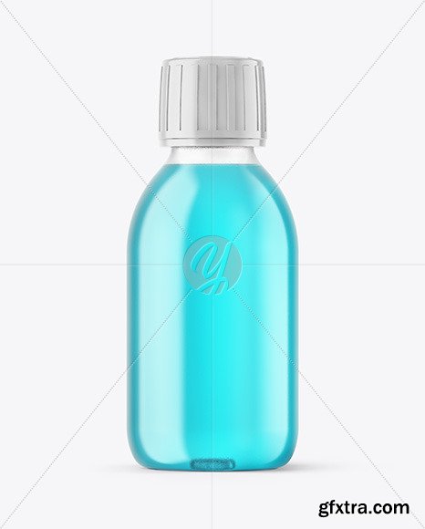Clear Plastic Bottle Mockup 54655