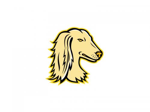 Saluki or Persian Greyhound Mascot - saluki-or-persian-greyhound-mascot