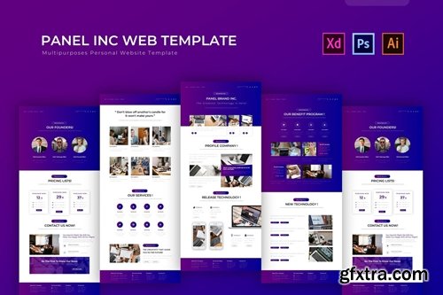 Panel Inc | PSD Web Template