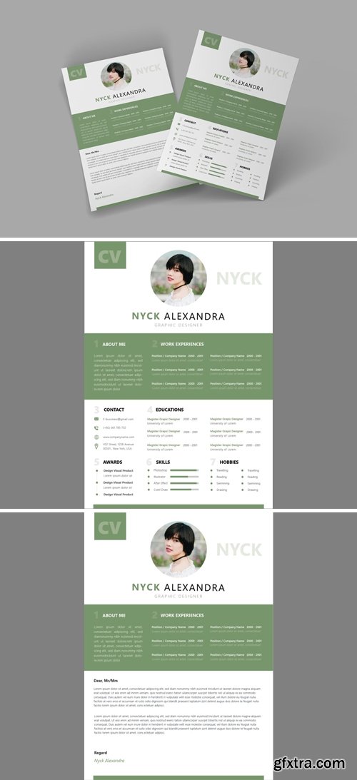 Green CV Resume