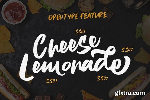 Cheese Lemonade - Script Brush Stylist Food