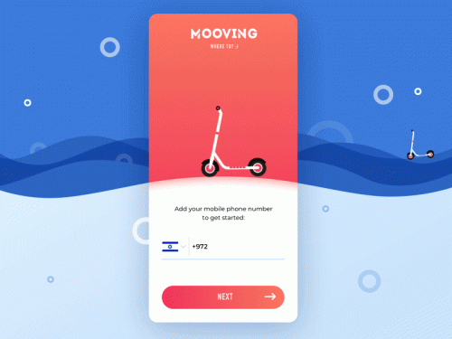 Scooter Splash screen [animated] - scooter-splash-screen-animated