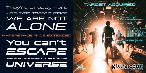 Hyperspace Race Font Family