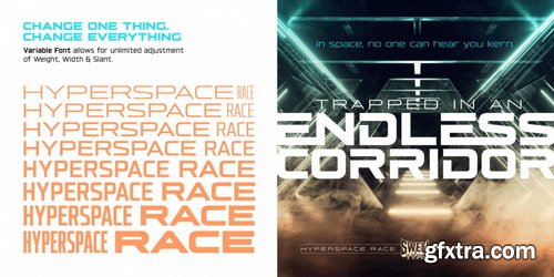 Hyperspace Race Font Family