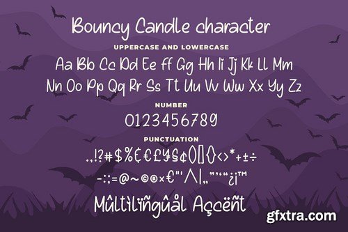 Bouncy Candle - Playful Monoline Font