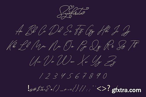 Syahrita Beautiful Romantic Font