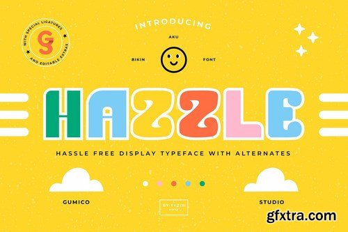 Hazzle Typeface