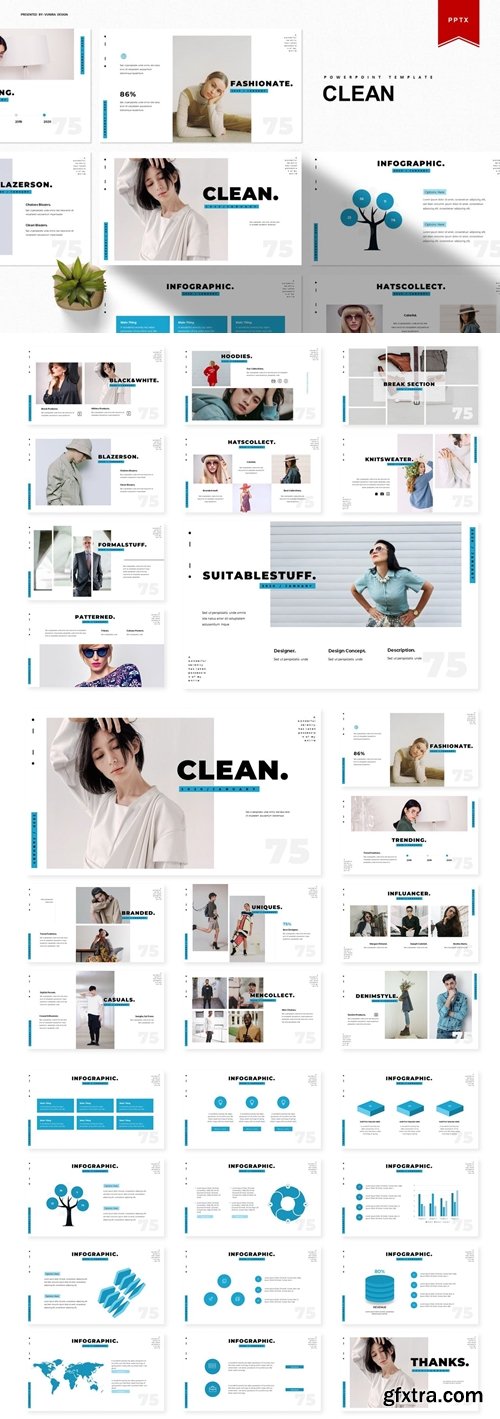 Clean | Powerpoint Template