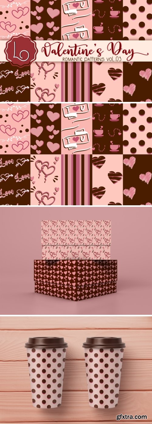 Valentine\'s Day Romantic Patterns Vol 03 2644445