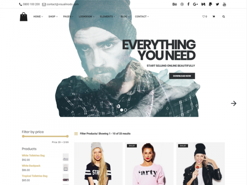 Seller eCommerce WordPress theme - Shop with sidebar - seller-ecommerce-wordpress-theme-shop-with-sidebar