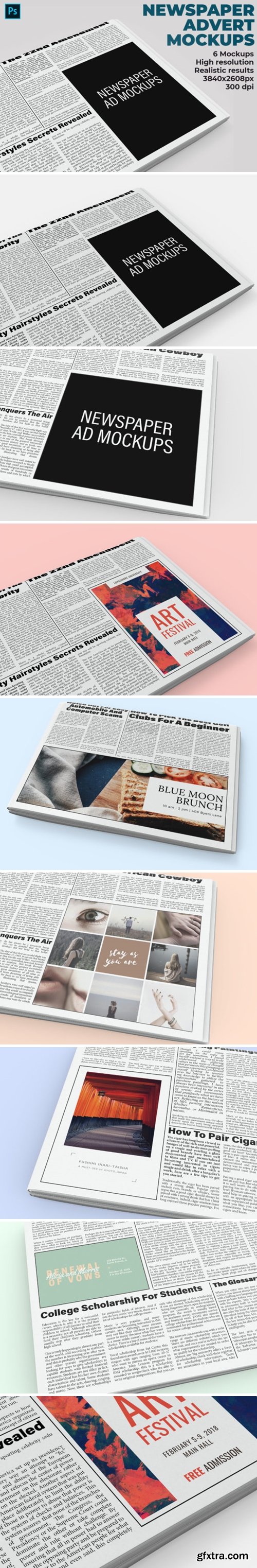 Newspaper Advert Mockups 2645017