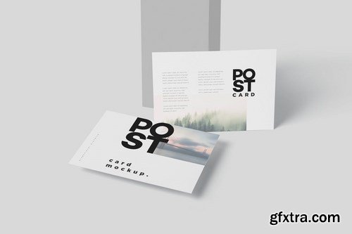 7 x 5 One Page Post Card Mockups