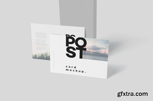 7 x 5 One Page Post Card Mockups