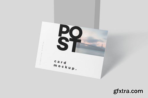 7 x 5 One Page Post Card Mockups