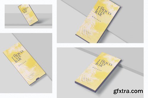 Chocolate Bar Box Mockups