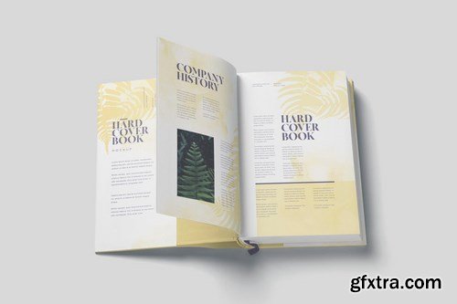 Small Hardcover Book With Dust Jacket Mockups