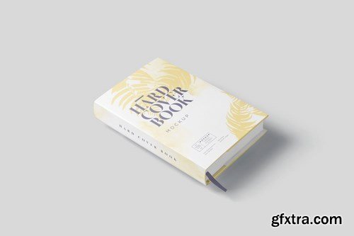 Small Hardcover Book With Dust Jacket Mockups