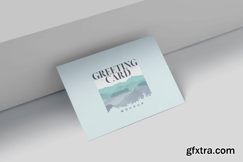 A6 Greeting Card Mockup Templates