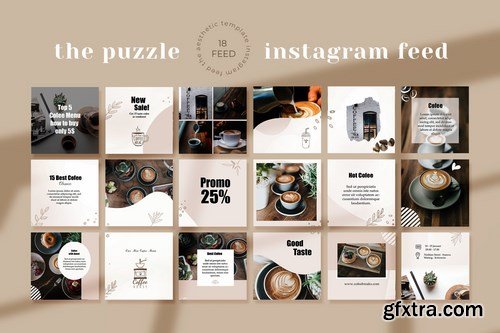 Coffee Shop Instagram Puzzle