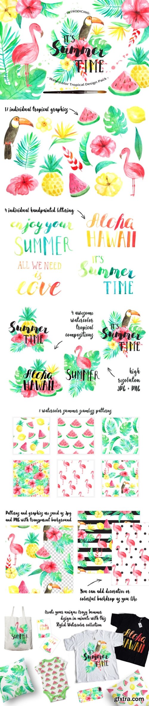 Summer Tropical Design Pack Vol.2 2643622