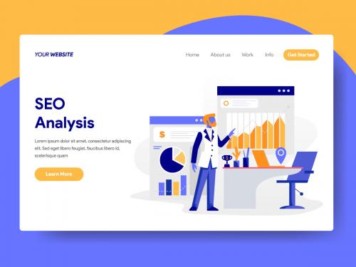 SEO Analysis Illustration for Web Page - seo-analysis-illustration-for-web-page