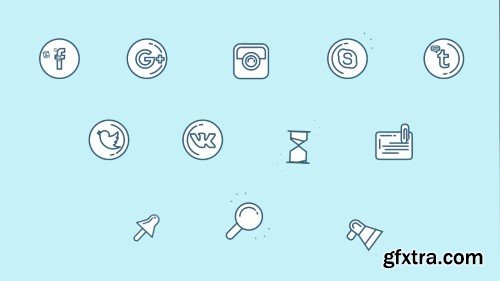 Videohive Social Media Icons 20112641