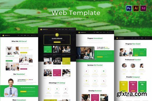 Slaviabrand Web Template