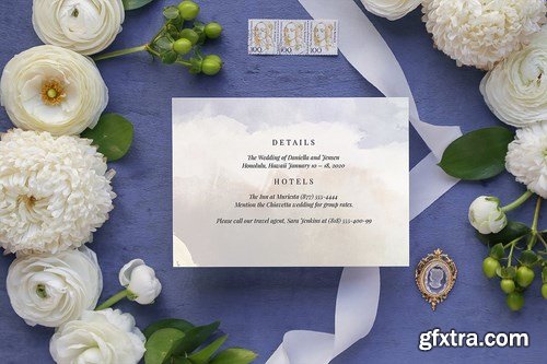 Celestial Wedding Invitation Card