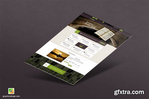 Clean Web Mockup