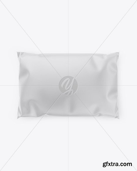 Matte Mailing Bag Mockup - Top View 54651