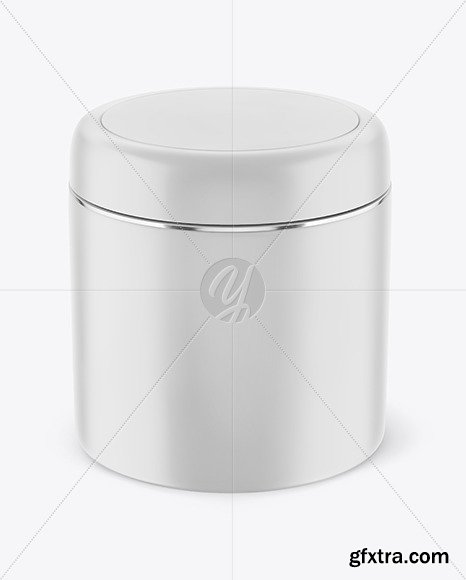 Matte Plastic Cosmetic Jar Mockup 54683