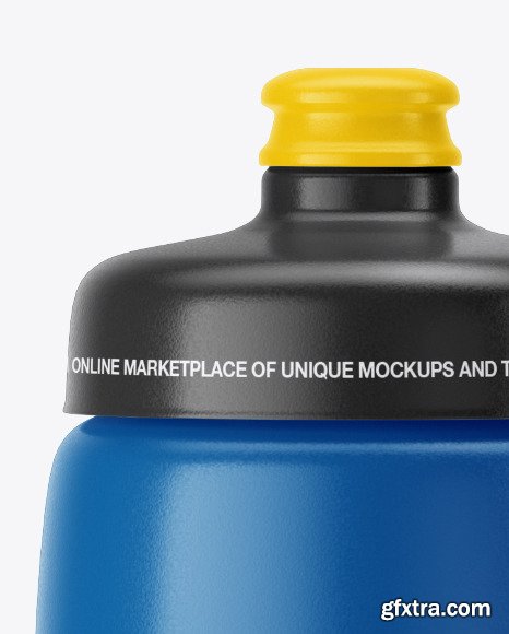 Glossy Plastic Sport Bottle Mockup 54690