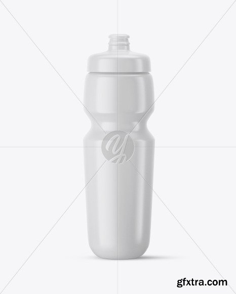 Glossy Plastic Sport Bottle Mockup 54690