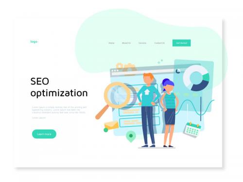 SEO Optimization Website Development Illustration for Landing Page - seo-optimization-website-development-illustration-for-landing-page