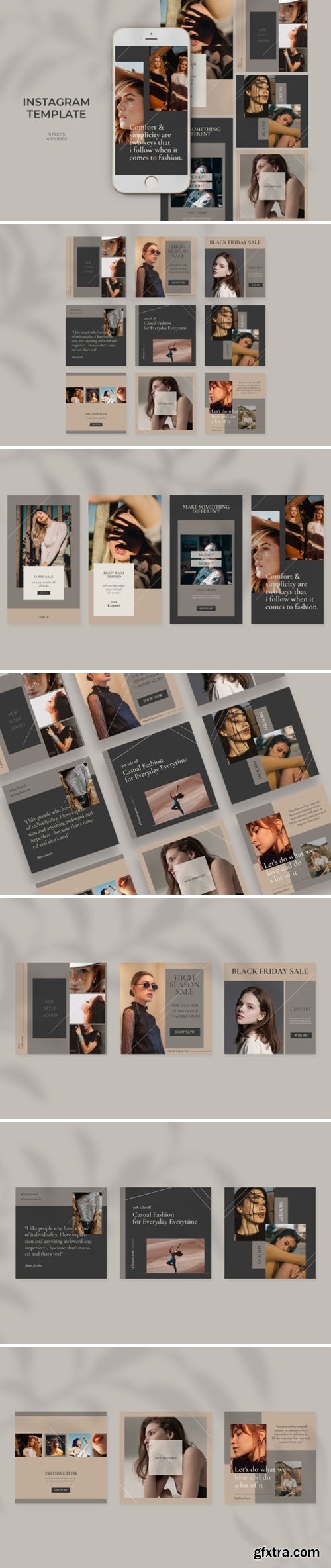 Fashion Instagram Templates 2652681