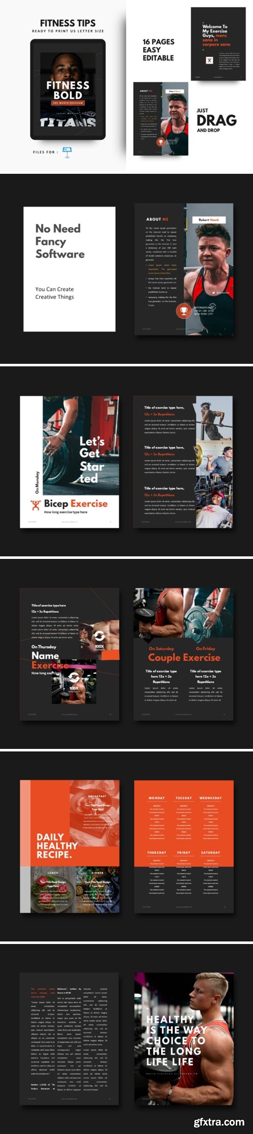 Fitness Bodybuilding Motivation Template 2651770