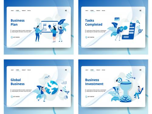 Set of web design page templates - set-of-web-design-page-templates-eef9efca-b4ee-4274-9d5f-23d88daa49e2