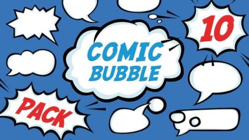 Videohive - 10 Pack Comic Bubble