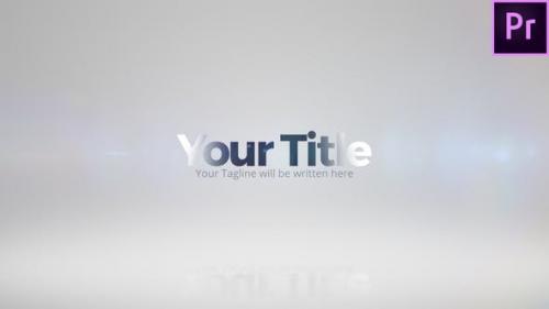 Videohive - Glossy Title Reveal