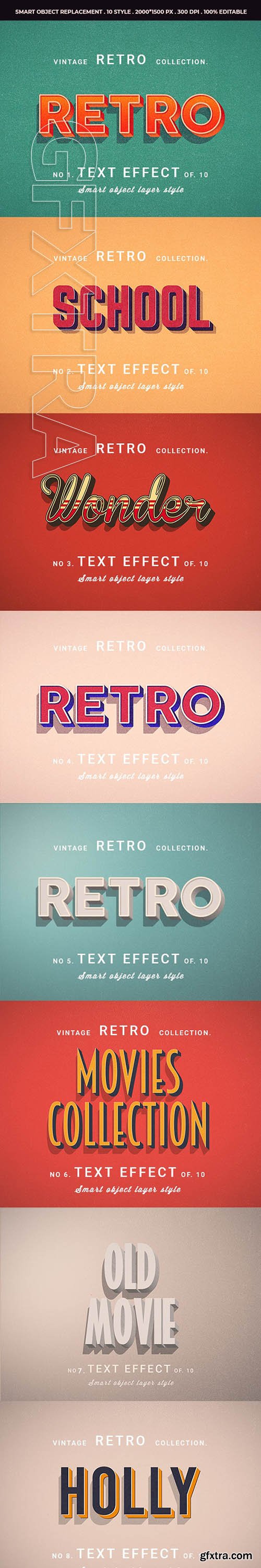 GraphicRiver - Retro Vintage Text Effects For Photoshop V1 25508009