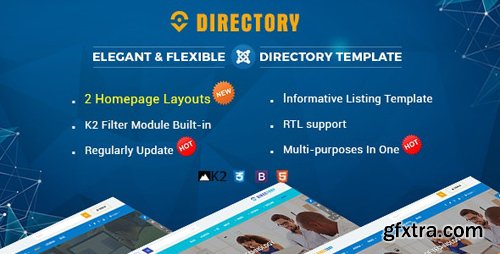 ThemeForest - Directory v3.9.6 - Responsive Ultimate Listing Joomla Template - 19427966