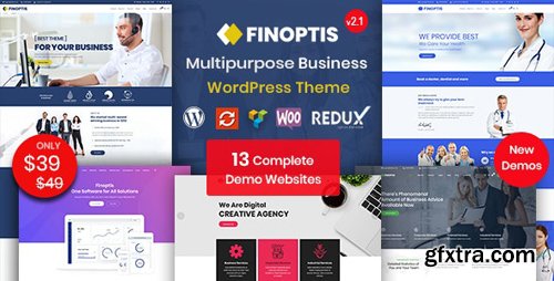 ThemeForest - Finoptis v2.1 - Multipurpose Business WordPress Theme - 22999222