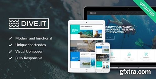 ThemeForest - DiveIt v1.3.1 - Scuba Diving School, Sea Adventure & Travel WordPress Theme - 16978449